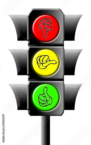 Ampel - Daumen