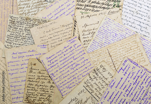 Familial heritage handwriting