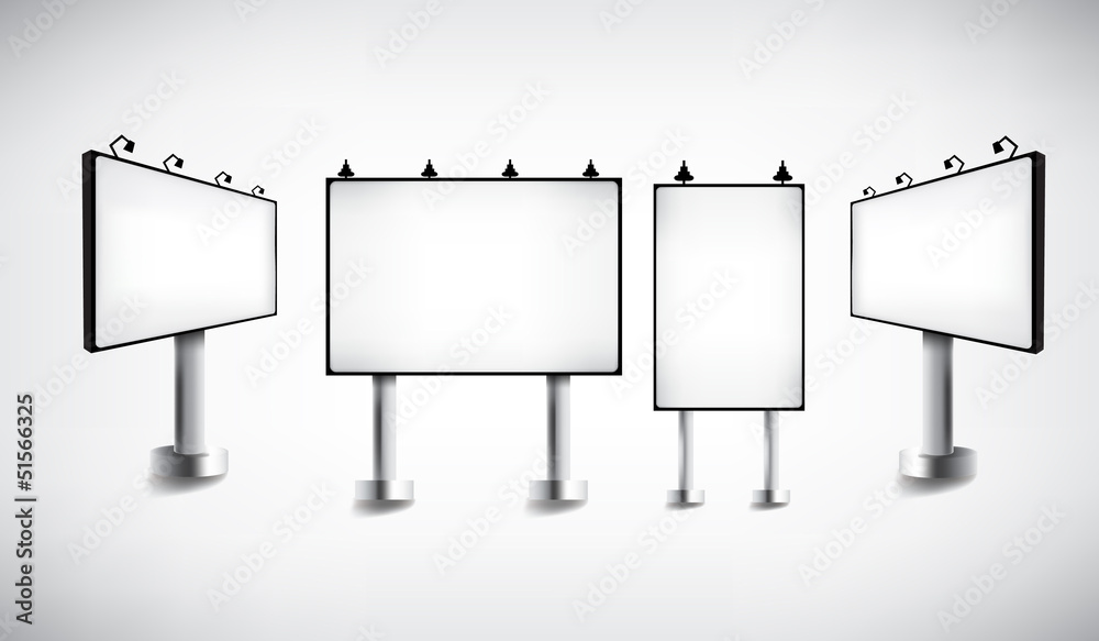 Obraz premium empty billboard