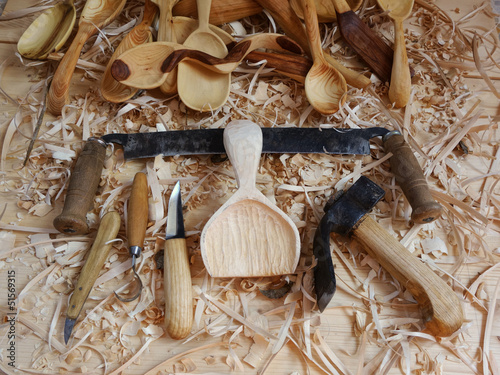 woodworker's bench photo