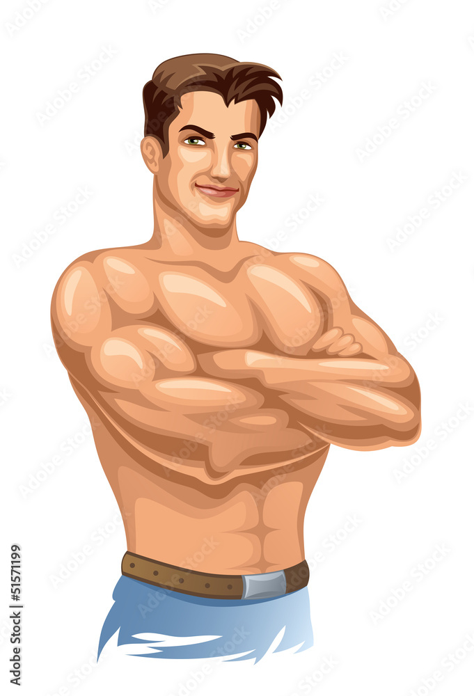 Fototapeta premium Strong man