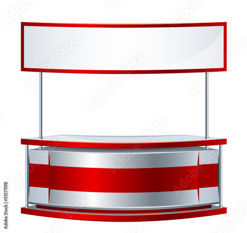 Reception counter
