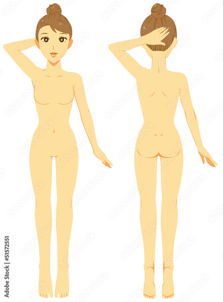 Fototapeta premium 全身 ヌード