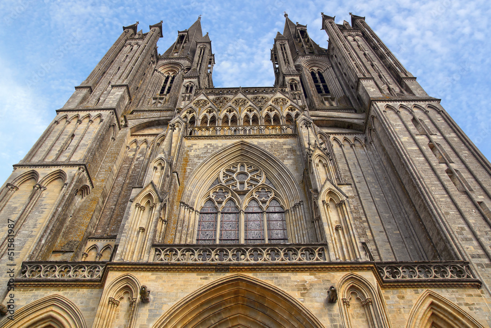 Cathedral in Coutances, France