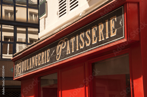 Obraz na płótnie pâtisserie traditionnelle à Montmartre/Paris
