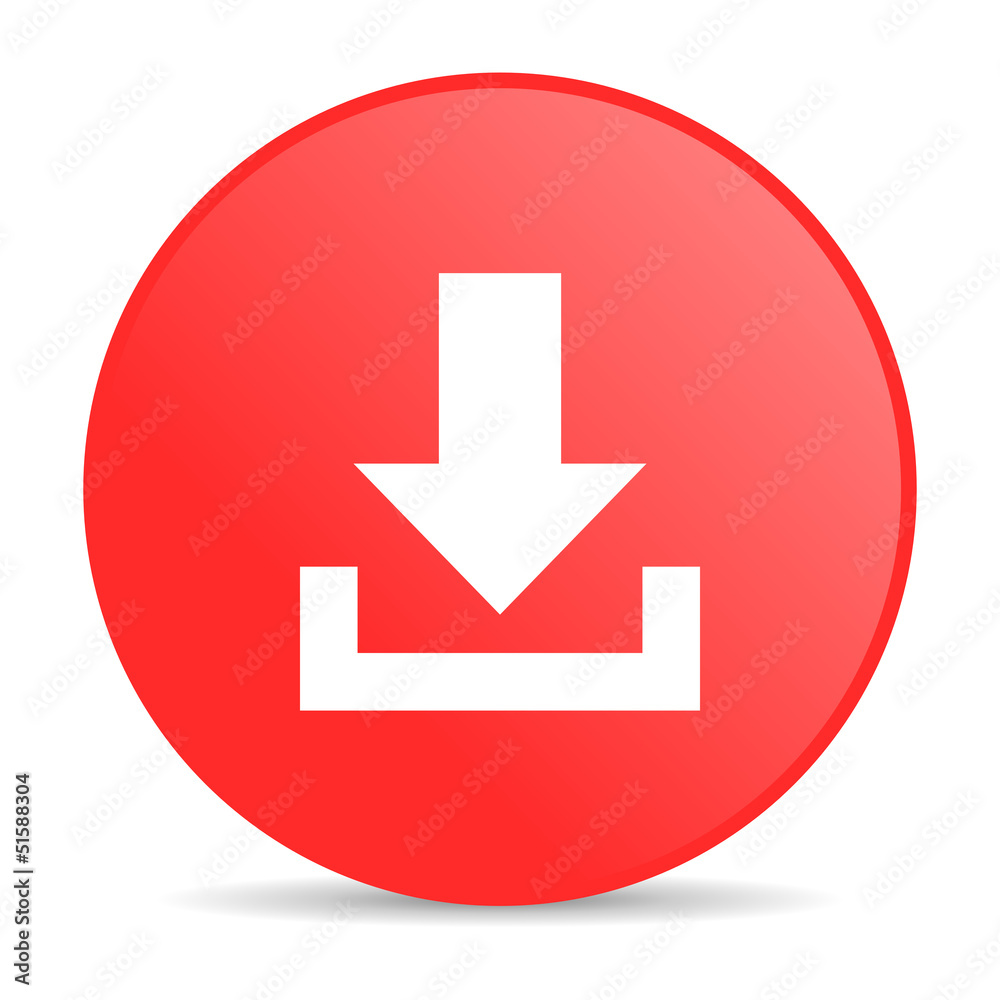 download red circle web glossy icon download red circle web glossy icon