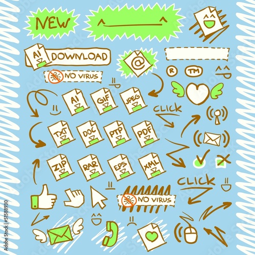 Download Arrows Button Web Icon set2