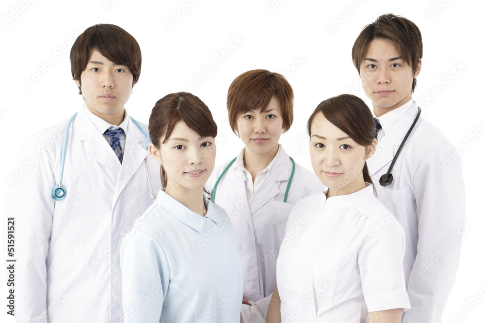 医療イメージ,5人