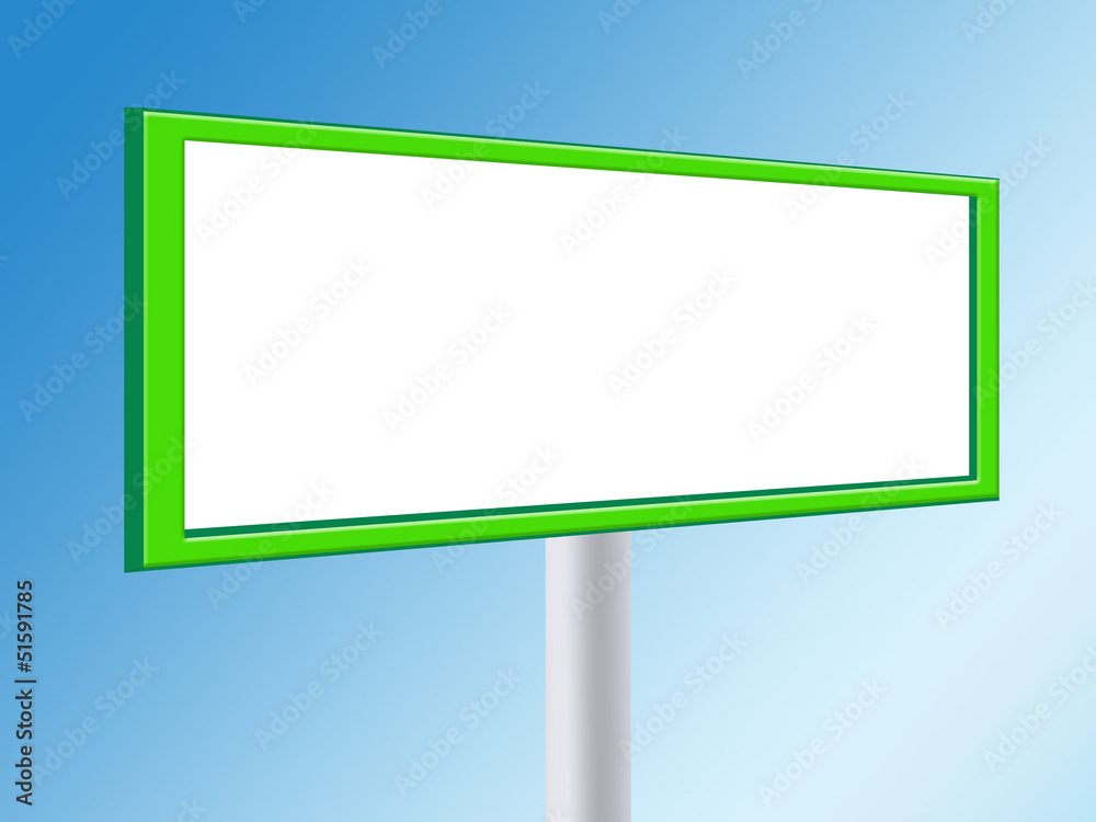 Fototapeta premium Blank billboard
