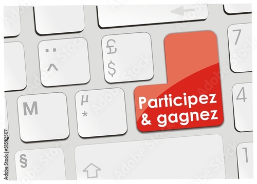 clavier participez & gagnez photo