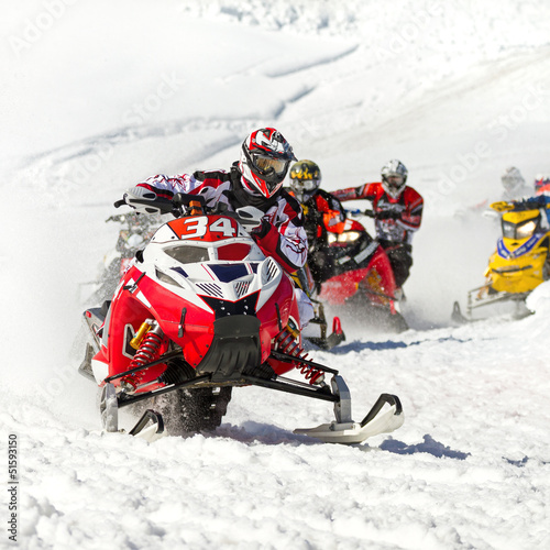 snowmobile race
