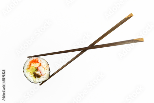 Isolated sushi