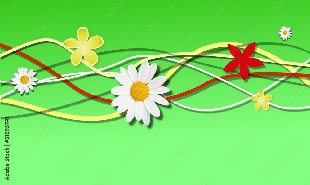 Obraz premium Blumen Hintergrund