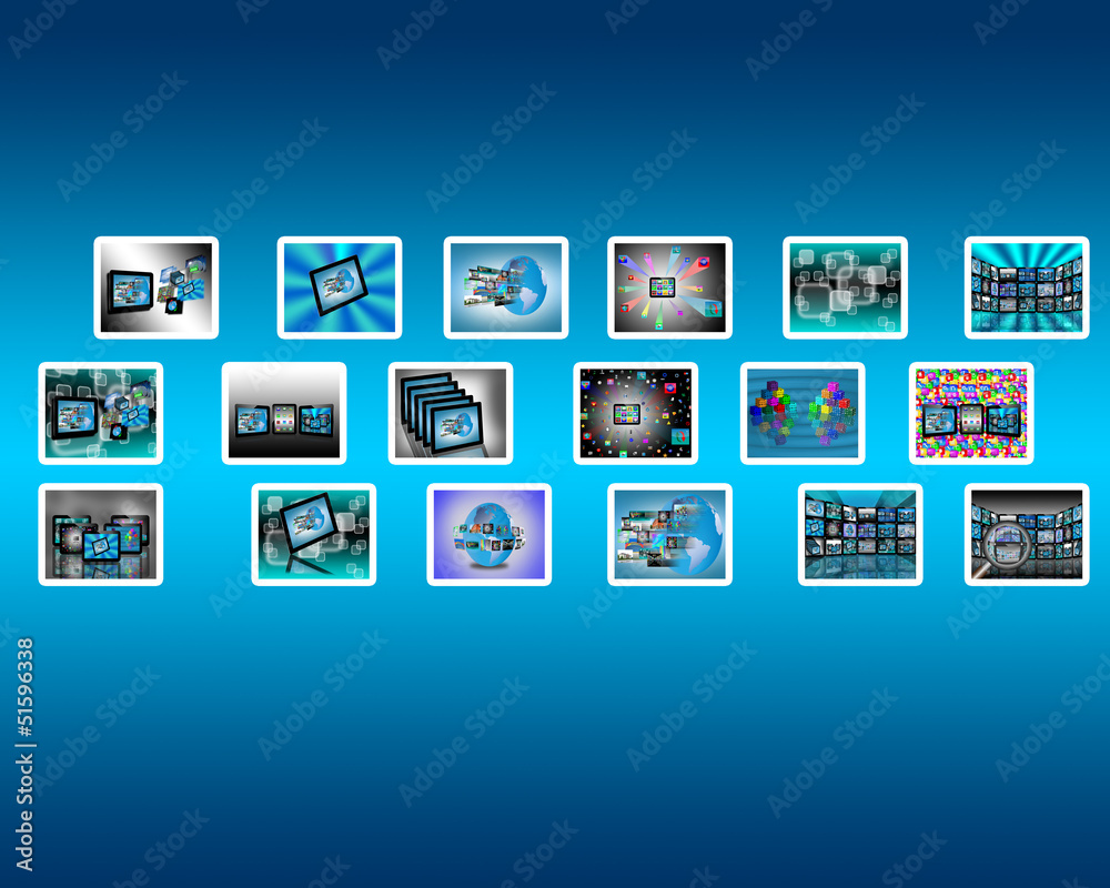 Fototapeta premium interface