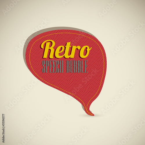 retro text balloons