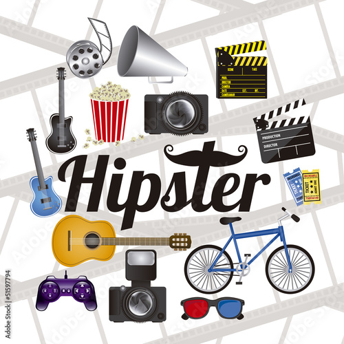hipster illustration