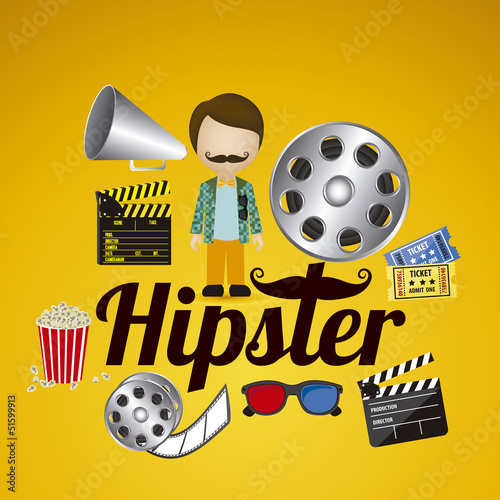 hipster illustration