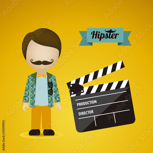 hipster illustration