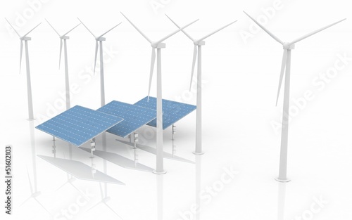 Alternative Energy Concept. photo