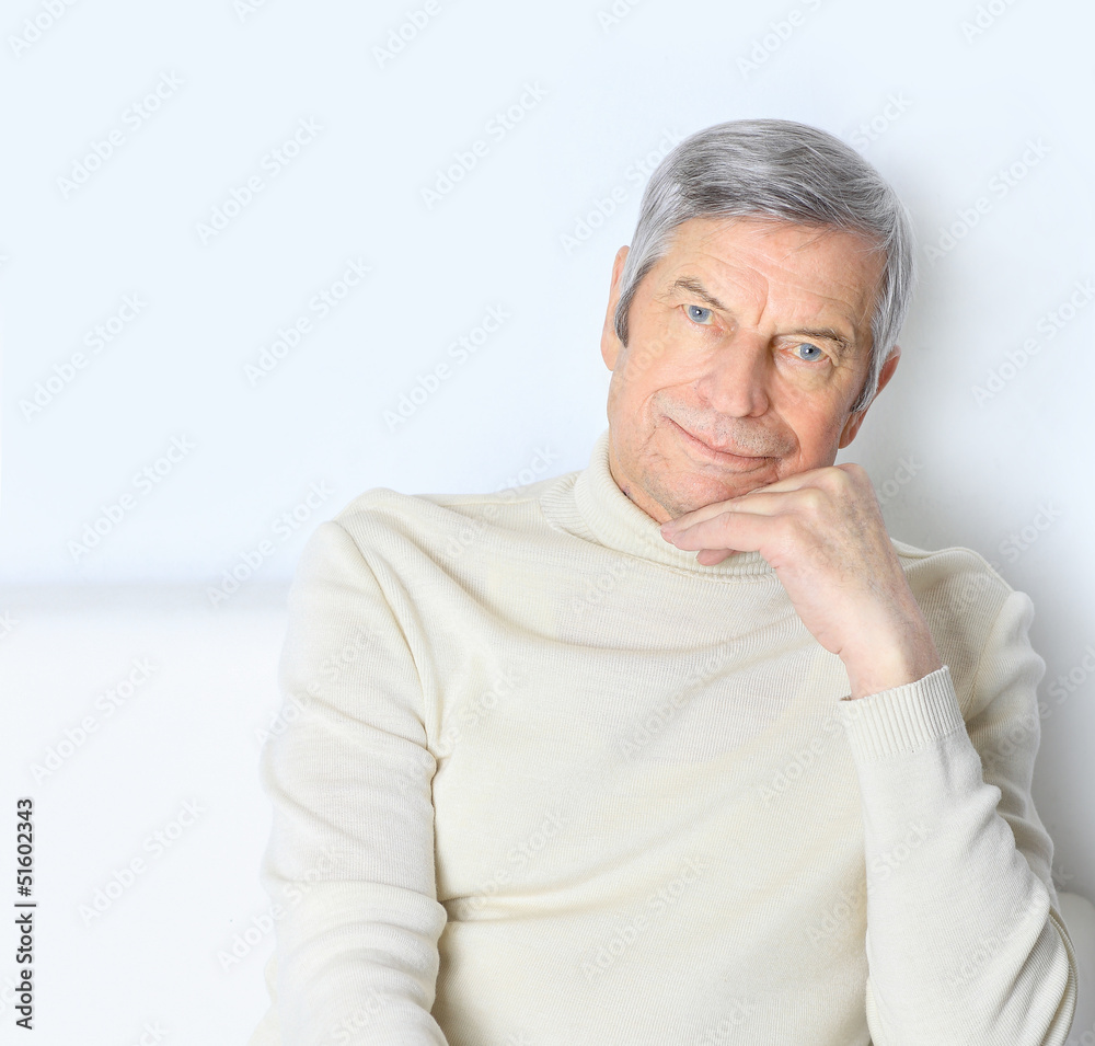 The home life of an elderly person. The home life of an elderly person.