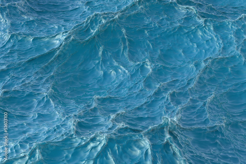 Blaues Wasser im Meer