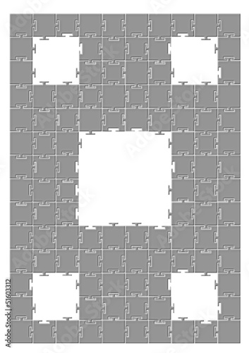 Dörtlü çerçeve puzzle