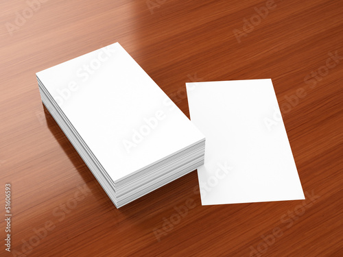 Business cards blank mockup