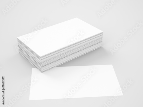 Business cards blank mockup