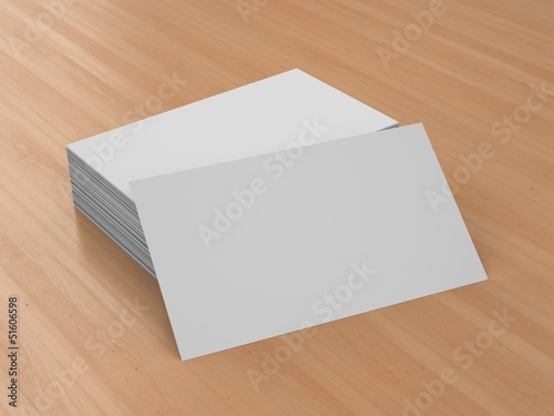 Business cards blank mockup