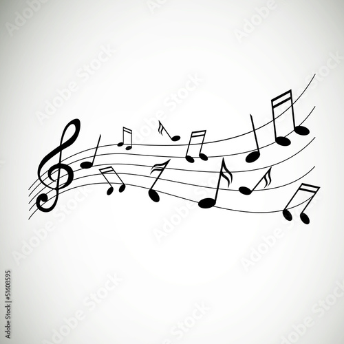 Vector Illustration of Music Notes