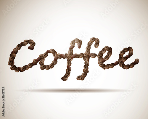 Vector Illustration of a Coffee Background