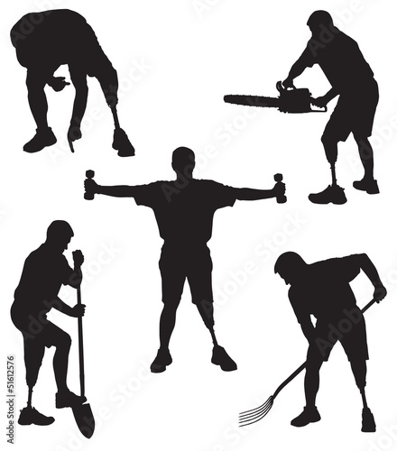 Amputee Silhouettes 6