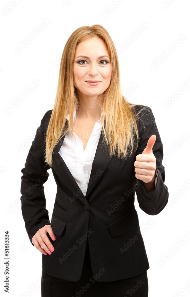 Portrait of teacher woman, isolated on white Portrait of teacher woman, isolated on white