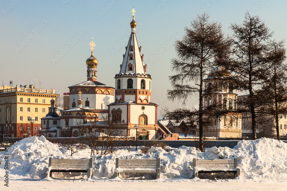 Orthodox churches. Russia, Siberia, Irkutsk.