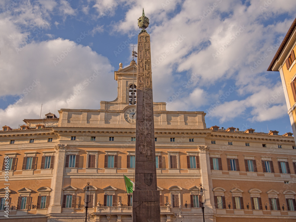 Naklejka premium Roma, palazzo Montecitorio (part.)