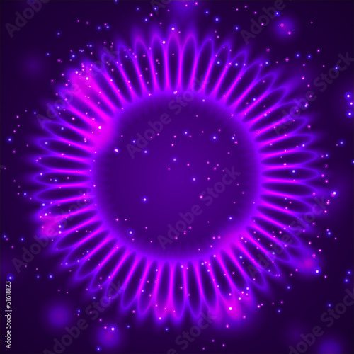 Flower space background