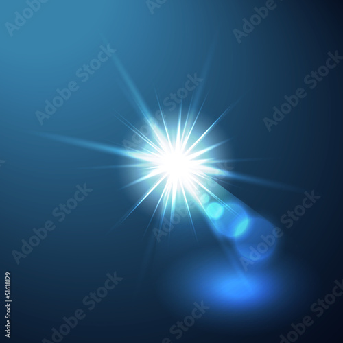 Lens flare illustration
