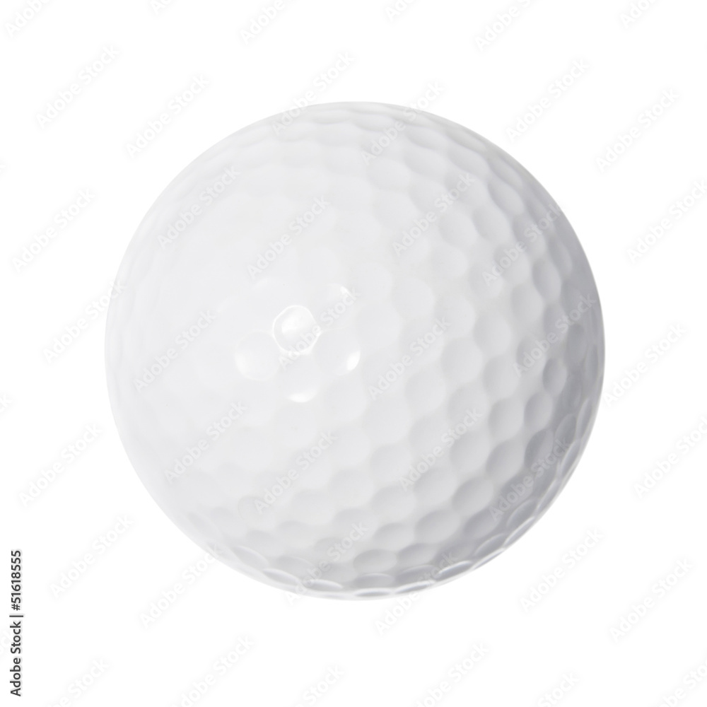 Golf ball isolated on white background Golf ball isolated on white background