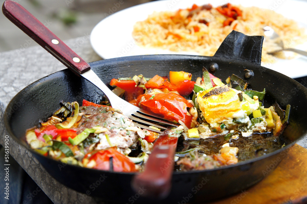 Meat with vegetables Meat with vegetables