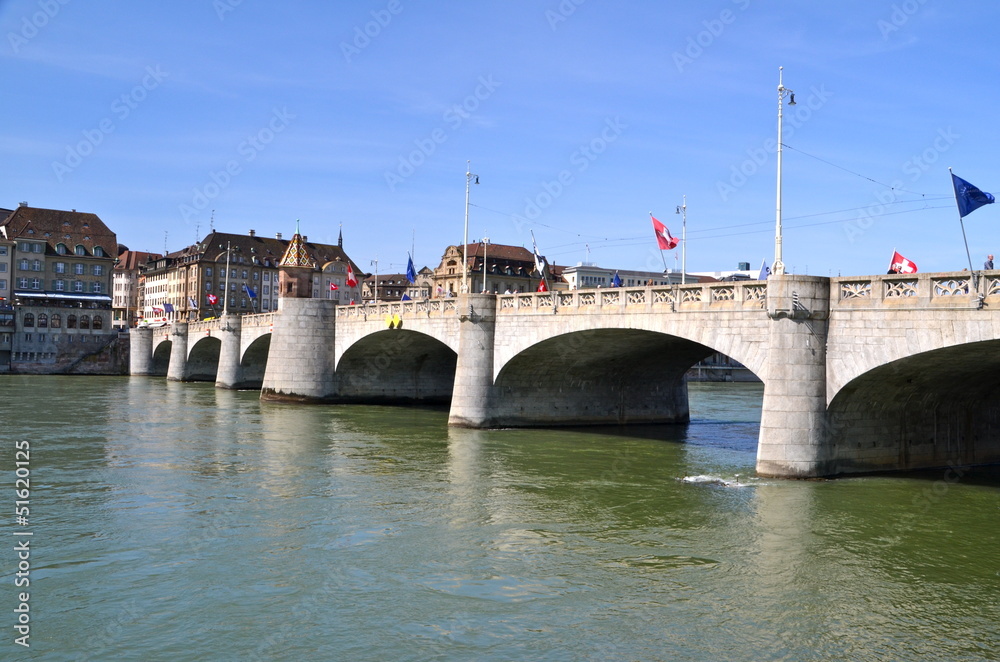 Mittlere Brücke, Basel, Switzerland