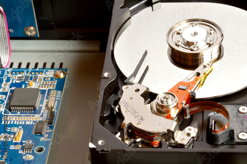Obraz na płótnie Dysk twardy hdd