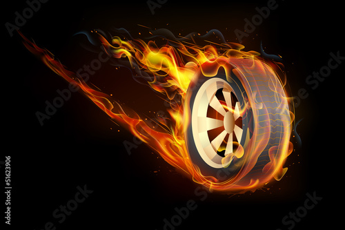 Fiery Tyre