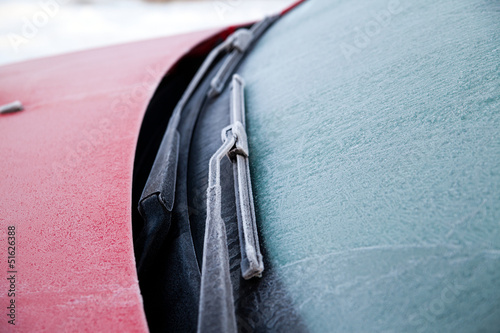 Frozen car