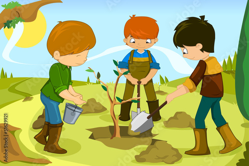 Volunteer kids