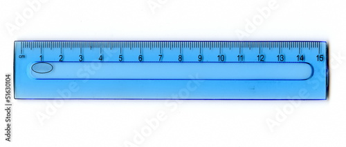 Blue ruler