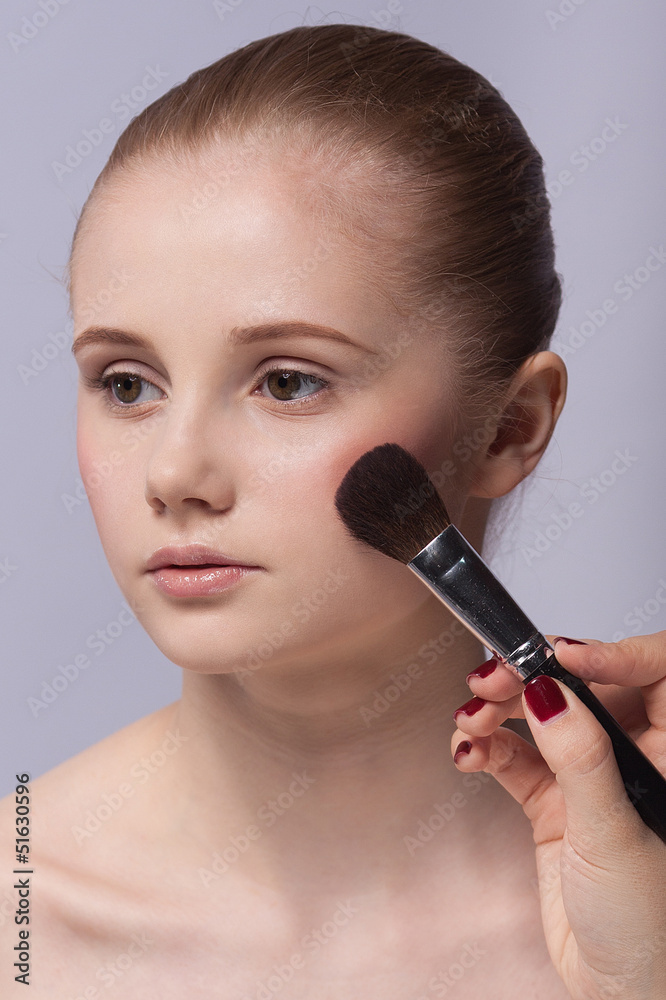 Makeup. Cosmetic. Applying Make-up Makeup. Cosmetic. Applying Make-up