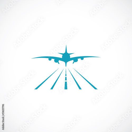 Airplane on runway