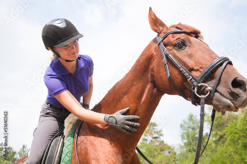 Fotografie horsewoman