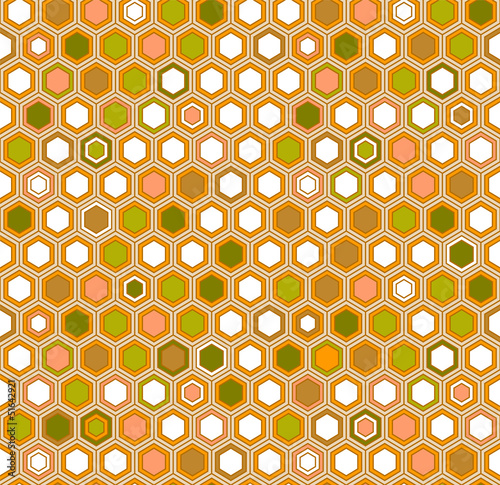 Abstract geometric hexagon ...