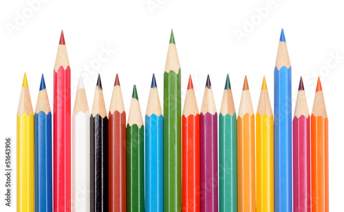 The colored pencils